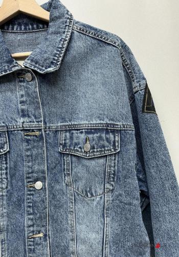 Blusão em Algodão denim com gola com botões com bolsos - ph 4