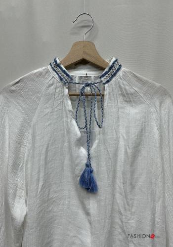 Blusa maniche lunghe con corda - ph 3