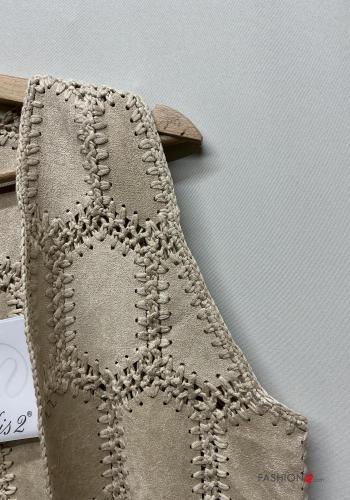 Smanicato Fantasia ricamata con frange - ph 3