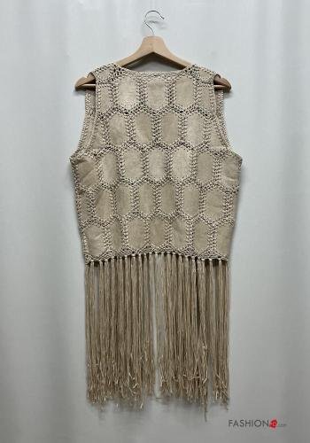 Smanicato Fantasia ricamata con frange - ph 5