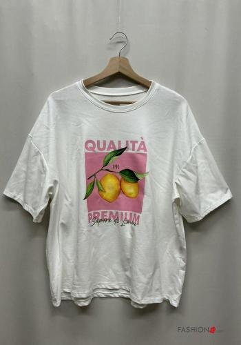 T-shirt in Cotone Fantasia stampata - ph 2