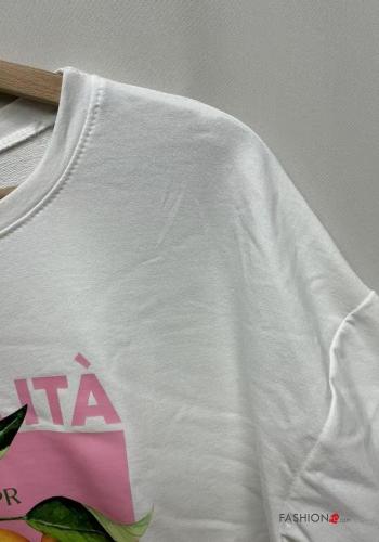 T-shirt in Cotone Fantasia stampata - ph 4
