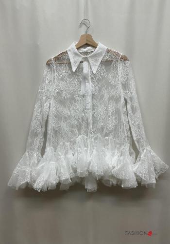 lace trim Shirt - ph 2