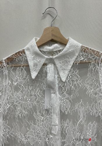 lace trim Shirt - ph 3