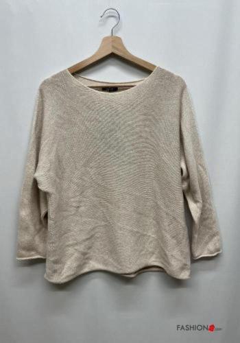 Maglione in Misto Cashmere maniche lunghe girocollo - ph 6