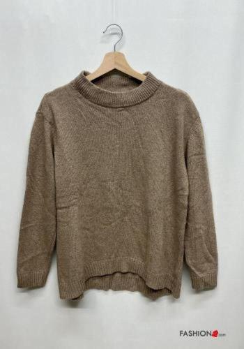 Maglione in Misto Cashmere maniche lunghe girocollo - ph 6