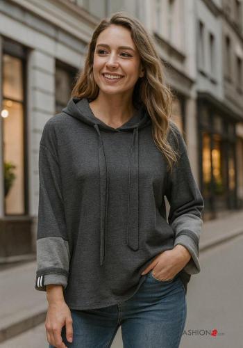 lange ärmel Sweatshirt mit Kapuze - ph 1
