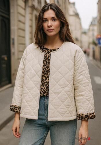 Giacca trapuntato maniche lunghe girocollo - ph 1