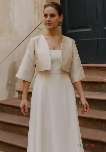 Satin kurz Bolero 3/4 ärmel - ph 1