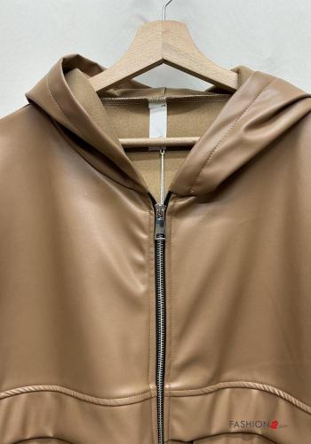 faux leather Jacket - ph 3