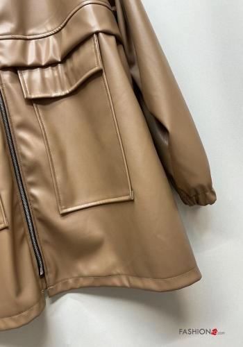 faux leather Jacket - ph 4