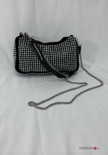 Shoulder bag with rhinestones - ph 2