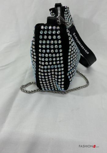Shoulder bag with rhinestones - ph 3
