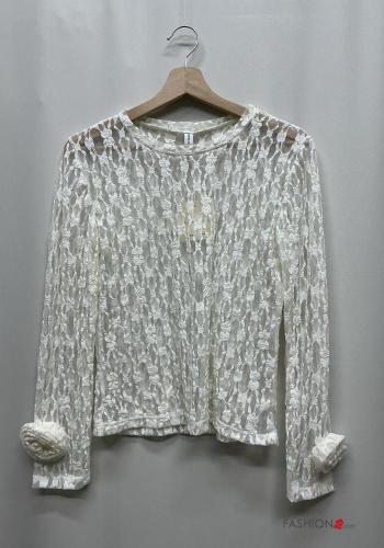 lace trim Shirt - ph 2