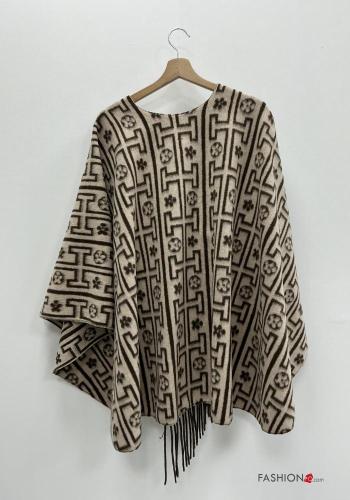 Poncho in Misto Lana - ph 4