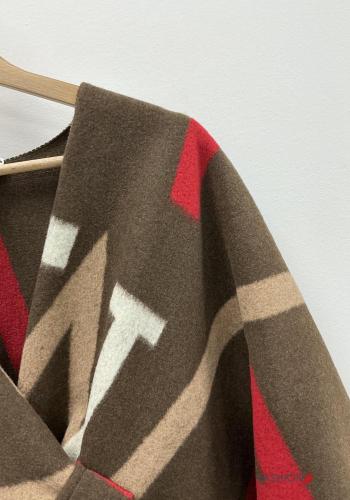 Poncho in Misto Lana - ph 3