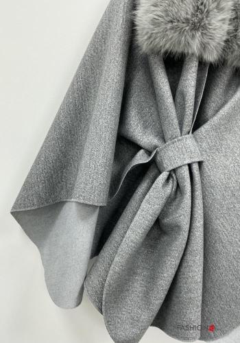 Poncho em Lã mista - ph 4