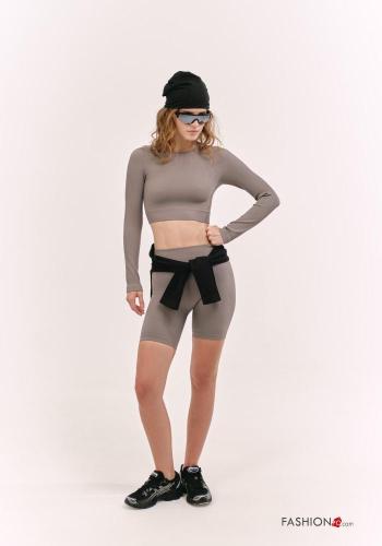 Ribbed long sleeve seamless Top - ph 3