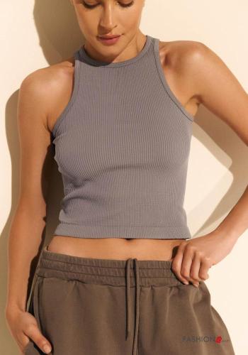 Ribbed Tank-Top with tank top - ph 4