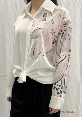 Floral Shirt with knot - ph 2