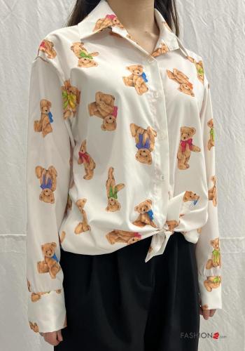 Patterned Shirt with knot - ph 2