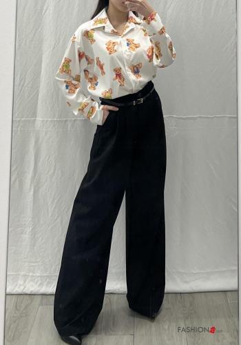 Patterned Shirt with knot - ph 4