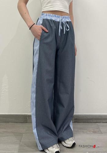 Trousers with pockets with elastic with bow - ph 2