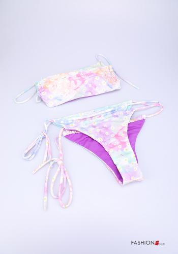 Bikini  regulierbar Blumenmuster - ph 1