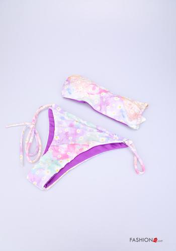 Bikini  regulierbar Blumenmuster - ph 2