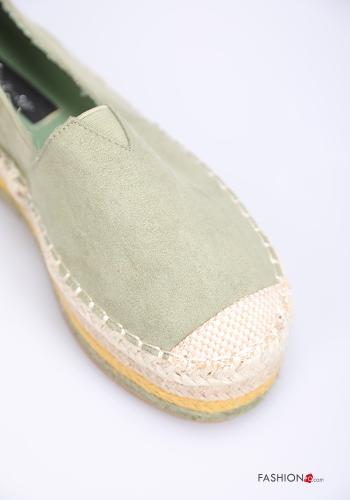 Espadrillas  camoscio con plateau - ph 4