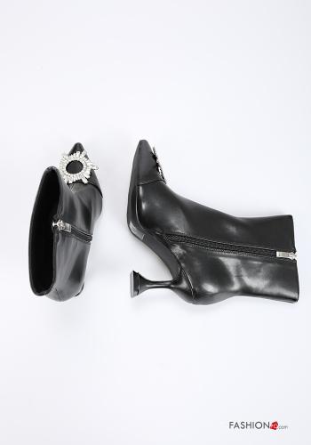 Bottines avec fermeture éclair avec strass - ph 2