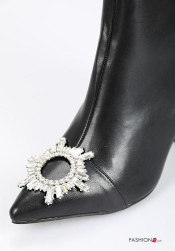 Bottines avec fermeture éclair avec strass - ph 3