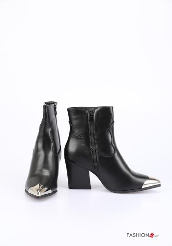 faux leather Ankle boots with zip - ph 3