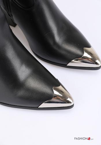 faux leather Ankle boots with zip - ph 4