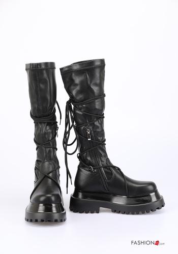 Bottines faux cuir réglable avec fermeture éclair - ph 3