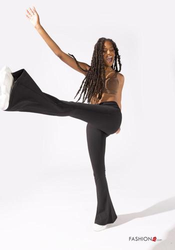 Leggings cintura alta acampanados POPFLEX con bolsillos con elástico - ph 1