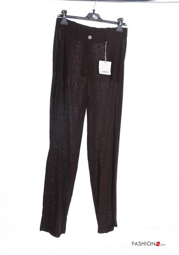 Set 4 pezzi Pantalone in Lino
