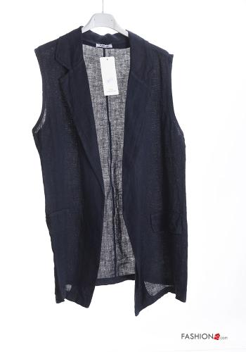 Set 4 pezzi Cardigan in Lino