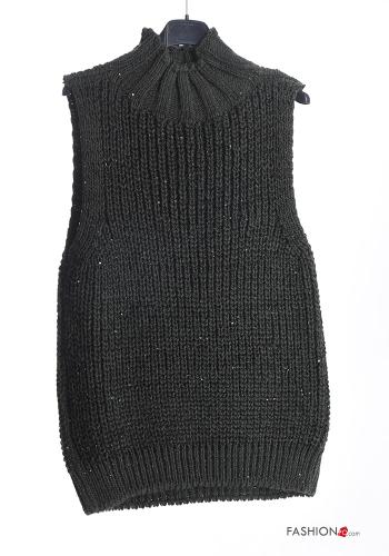 Ensemble de 5 pièces Pull à Col Roulé en Mélange de Laine