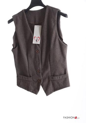4-piece pack Casual Gilet