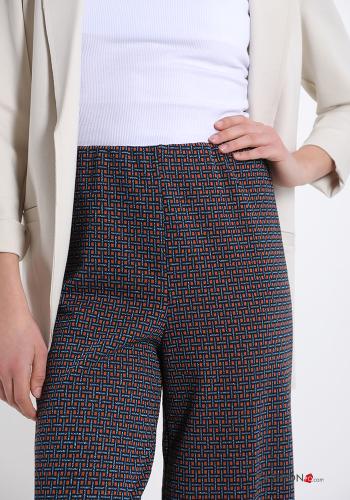 Pantalons  lurex Motif Géométrique - ph 4