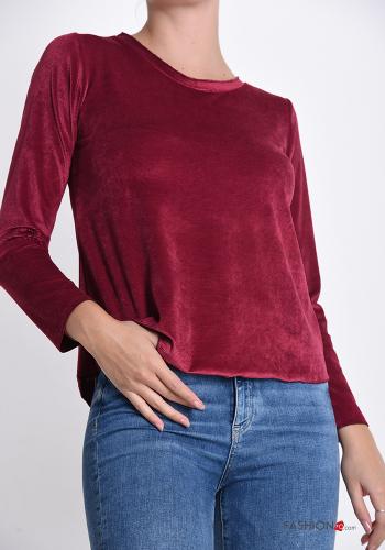 Velvet Long sleeved top