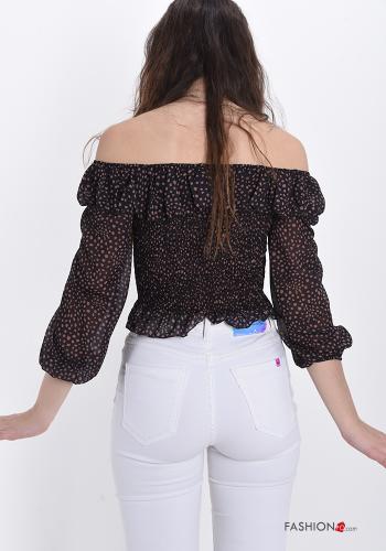 Polka-dot Top with flounces - ph 2