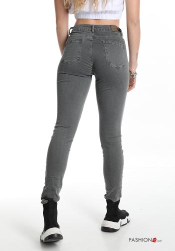 Trousers in Cotton  with pockets with zip - ph 2