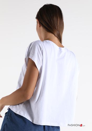 T-shirt en Coton Tissu imprimé - ph 2