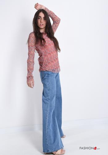 Blusa  tul Estampado floral - ph 5