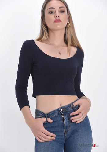 Set 10 pezzi Top in Cotone maniche a tre quarti
