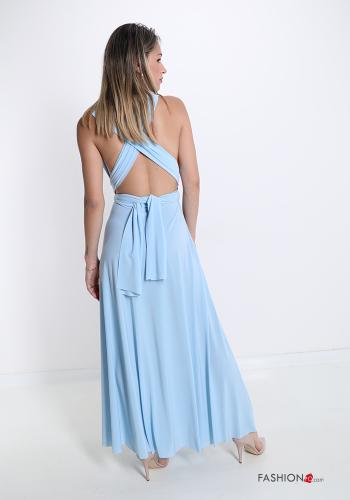 Sleeveless Dress  with bow v-neck multipurpose adjustable - ph 2