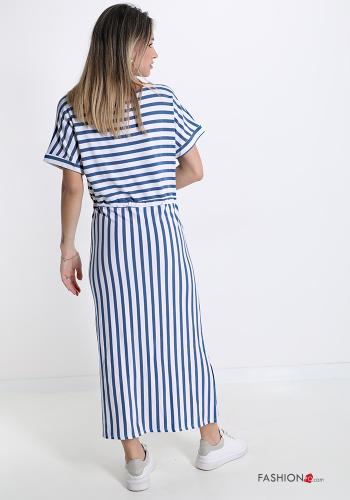 Dress  with bow With Stripes - ph 2