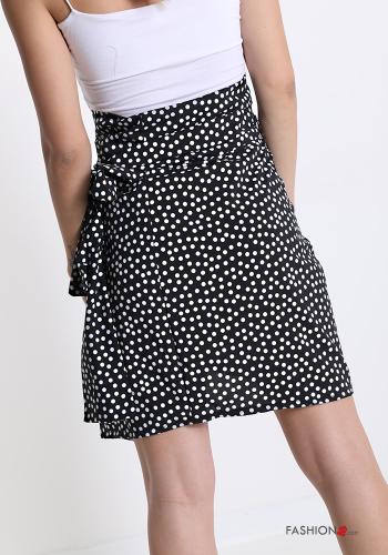 Skirt  with bow tulip With polka dots - ph 2